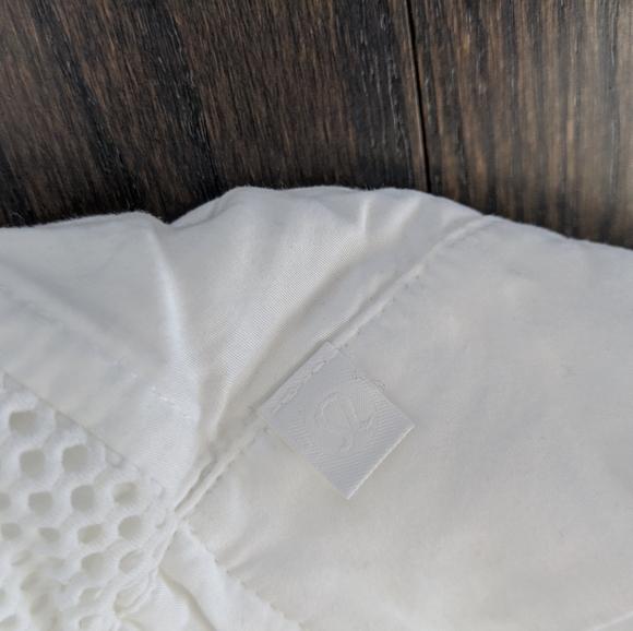 Reversible White Mesh Lululemon Zip Up - Picture 9 of 14